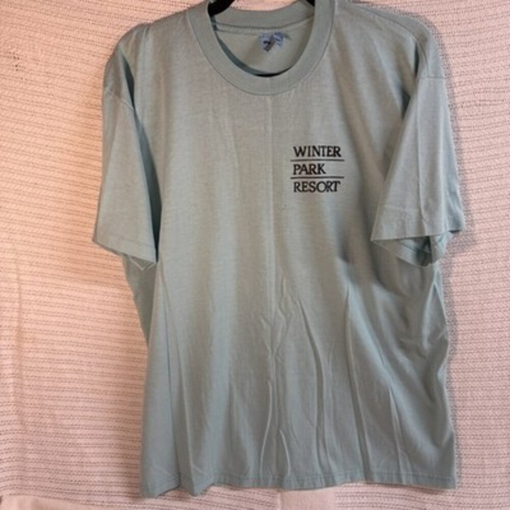 Vintage Winter Park Resort T-Shirt Snowball Express 1989 Size Xl
